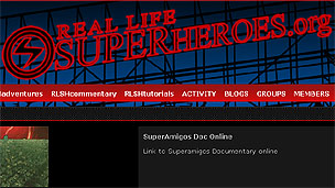 Website de los Real Life Superheroes