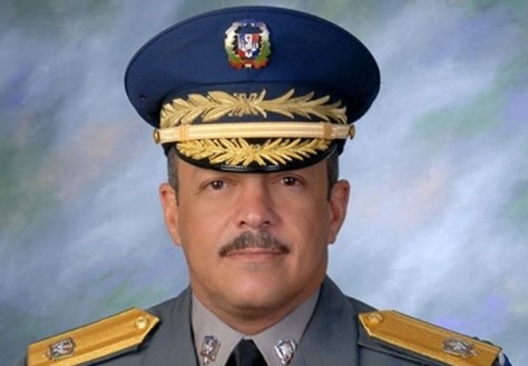jefe de la Policía Nacional, mayor general Nelson Peguero Paredes