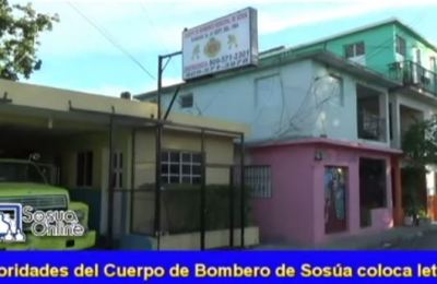 letrero_en_el_cuerpo_de_bomberos_de_sosua